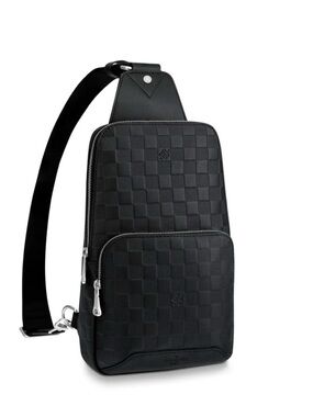 Louis Vuitton Black Damier Graphite Sling Bag